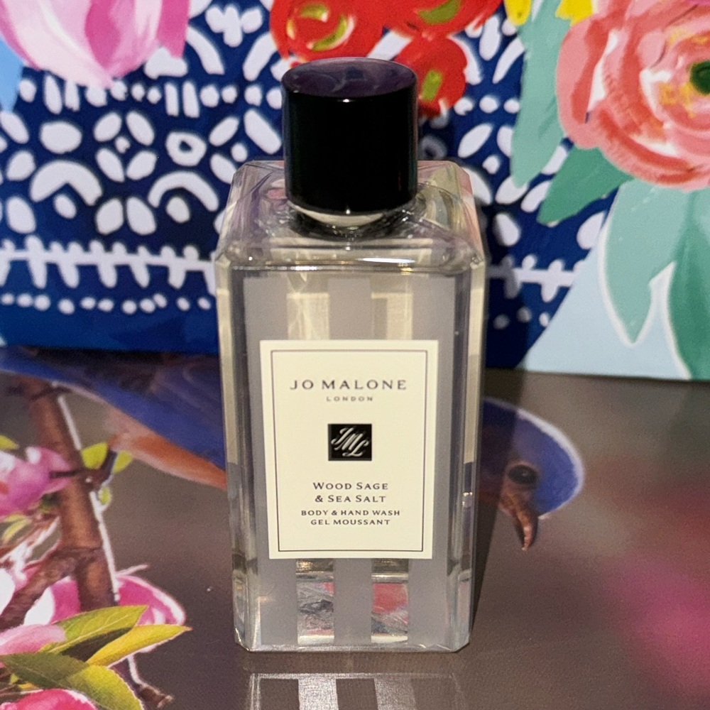 NWT NEW Jo Malone Wood Sage & Sea Salt Body and Hand Wash 100 ml 3.4 oz - Picture 2 of 9